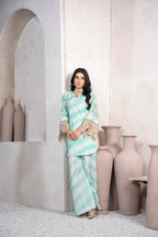 Mint Green Tie-Dye Suit