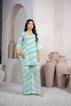 Mint Green Tie-Dye Suit