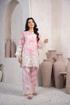 Pink & White Ombre Suit